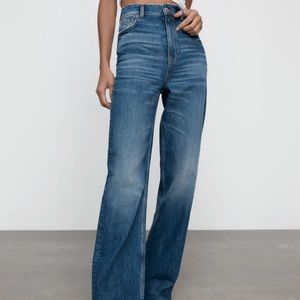 Zara | 90’s wide leg jeans blue